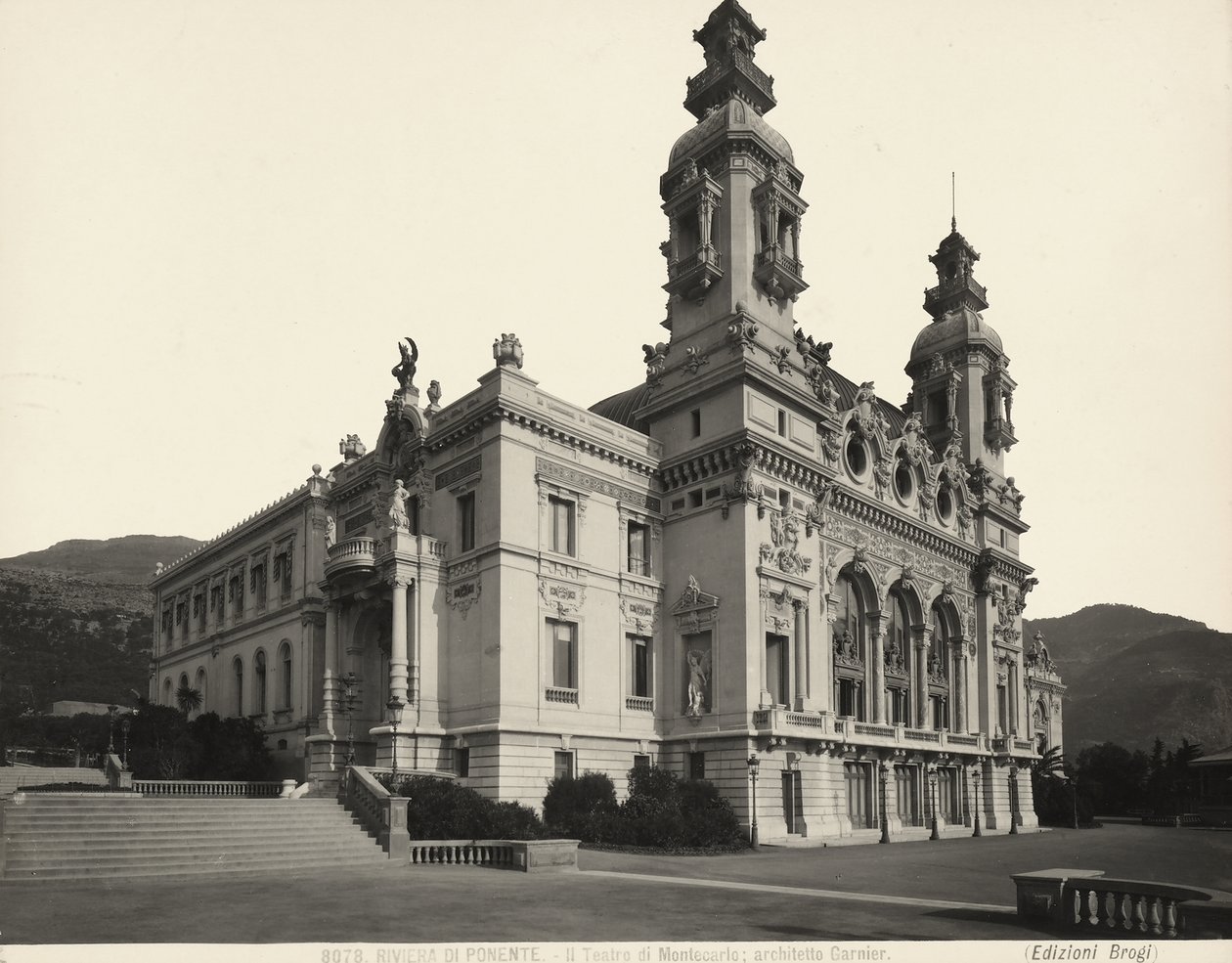 Außenansicht des Montecarlo-Theaters, Monaco von Giacomo Brogi
