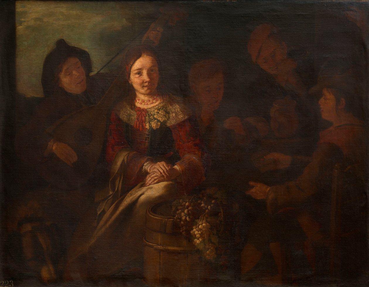 Eine Bauerngruppe von Giacomo Francesco Cipper