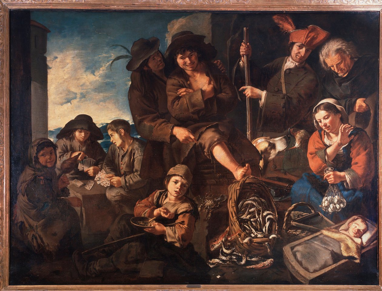 Die Fischhändler von Giacomo Francesco Cipper