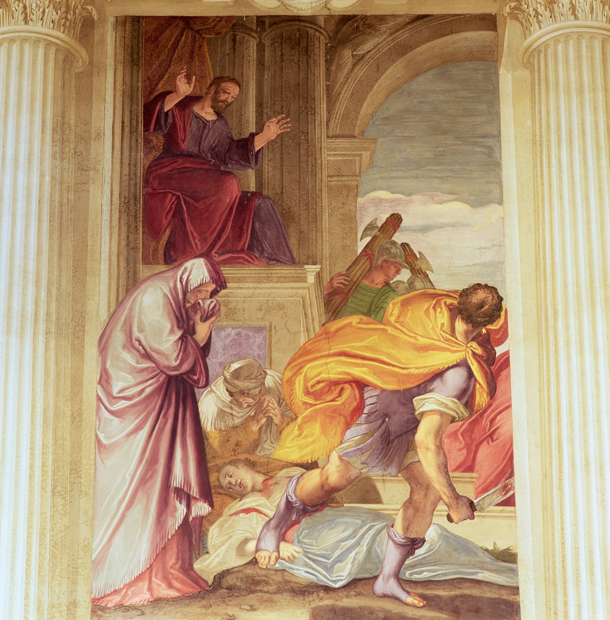 Mord an der Jungfrau von Giambattista (1526 78) Zelotti