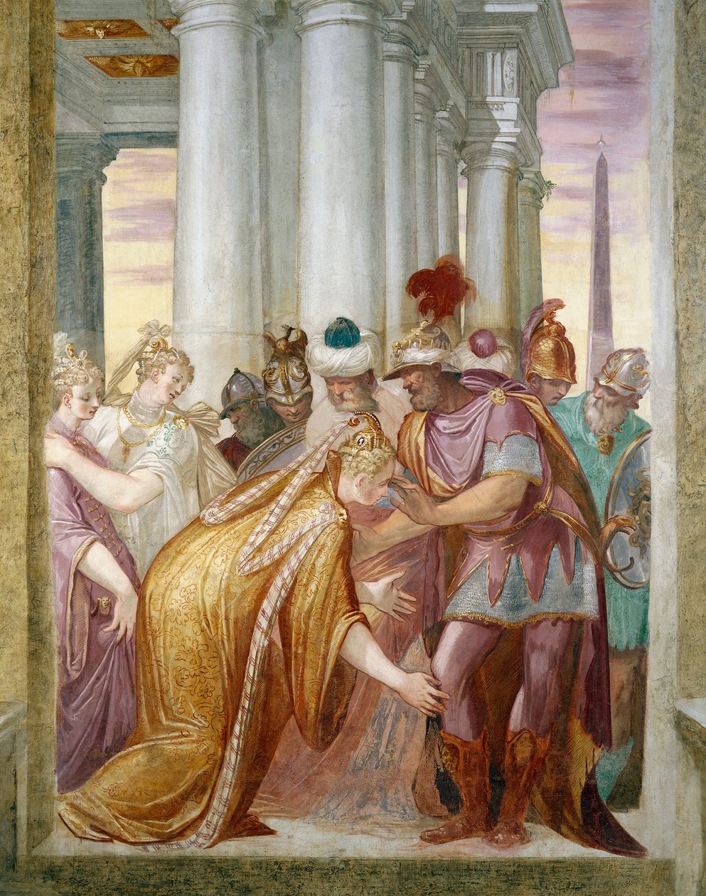 Sophonisba fleht Masinissa an von Giambattista Zelotti