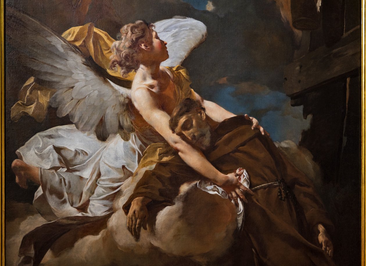 Ekstase des Hl. Franziskus (Detail) von Giambattista Piazzetta