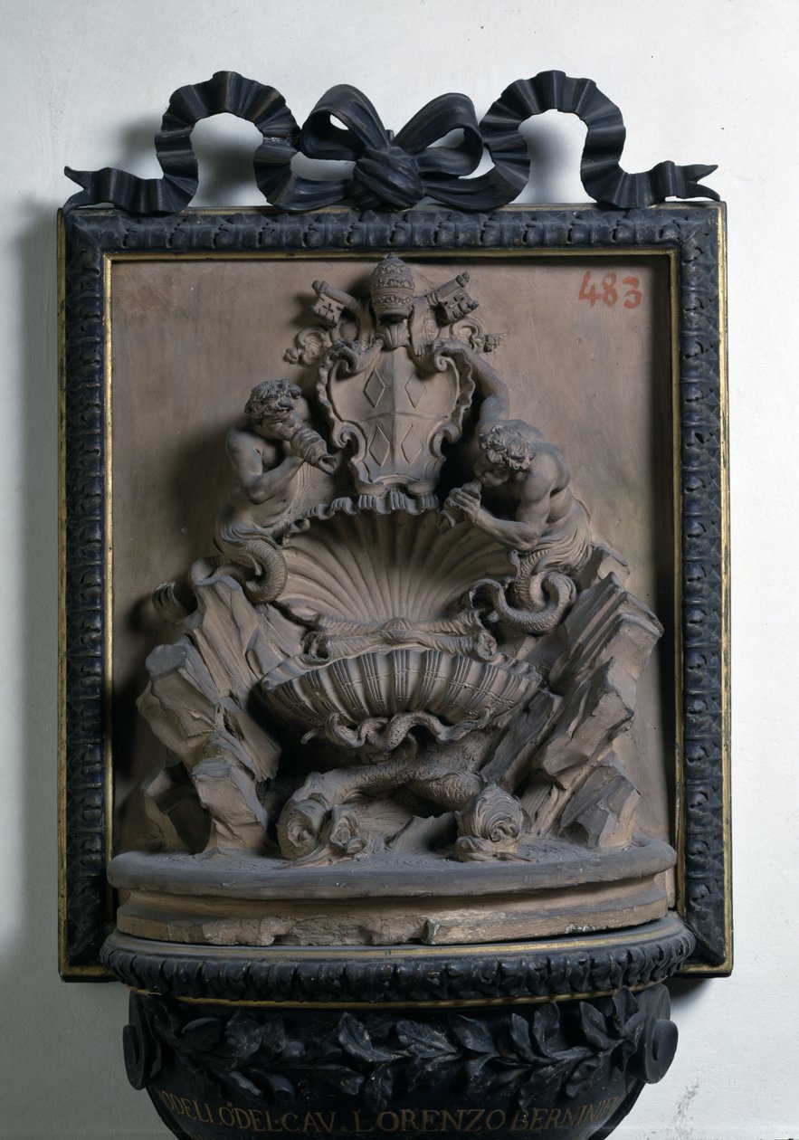 Modello für den Altamoro-Brunnen von Gian Lorenzo Bernini