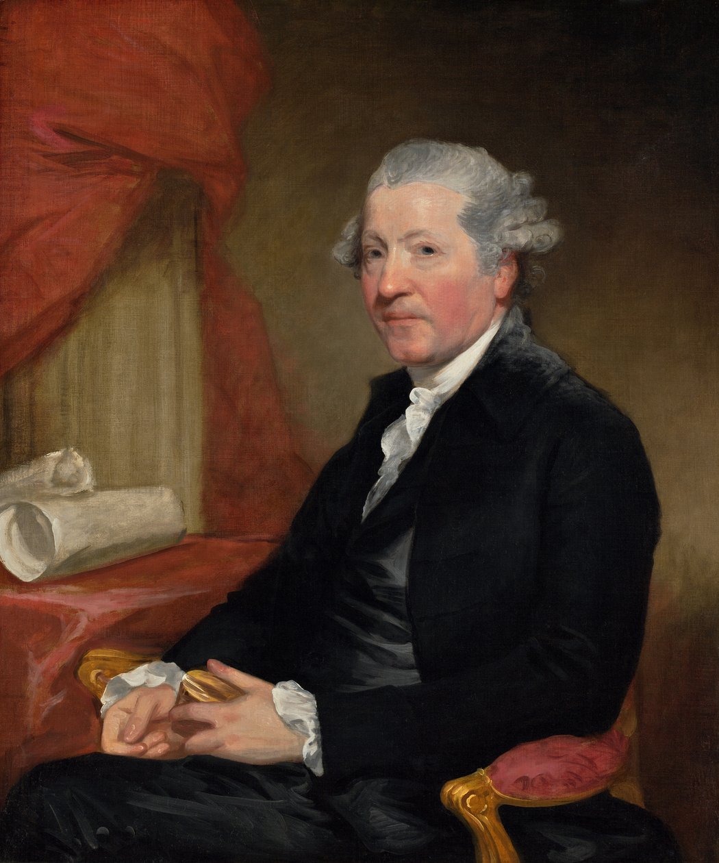 Porträt von Sir Joshua Reynolds von Gilbert Stuart
