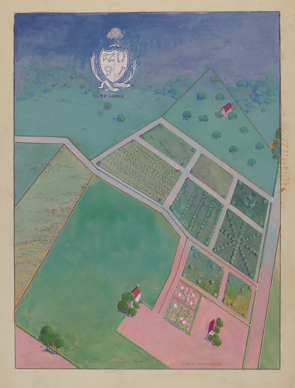 J. Dyckman Anwesen, um 1936 von Gilbert Sackerman
