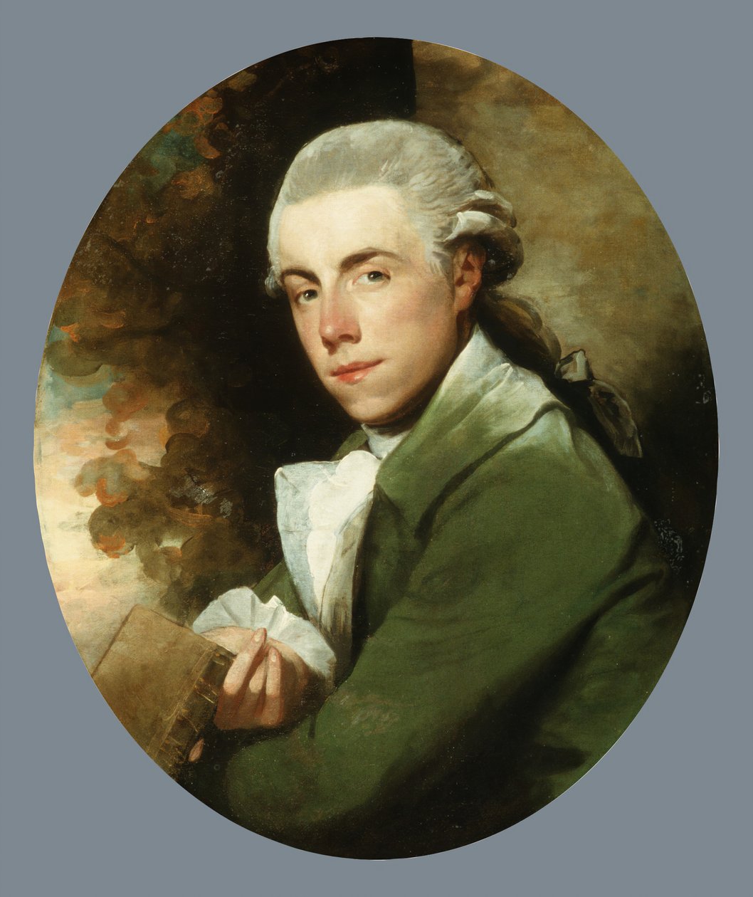 Mann in einem grünen Mantel, ca. 1779-85 von Gilbert Stuart