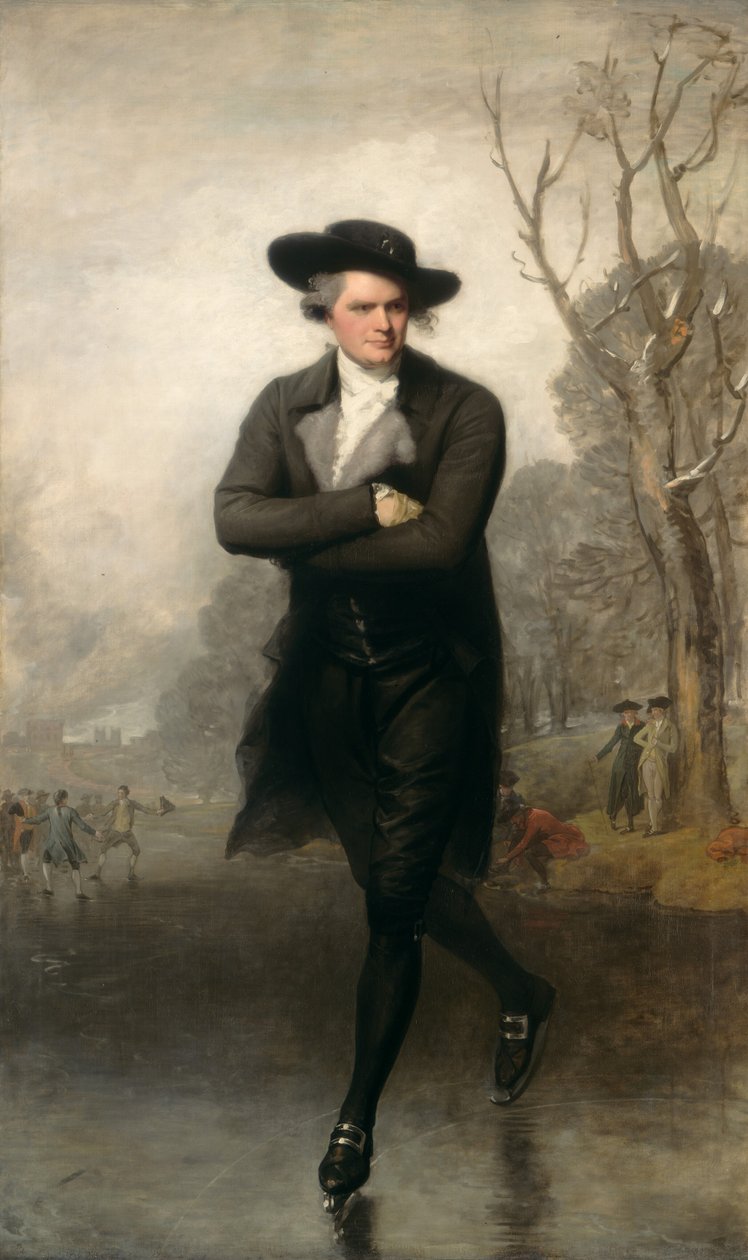 Der Schlittschuhläufer (Porträt von William Grant) von Gilbert Stuart