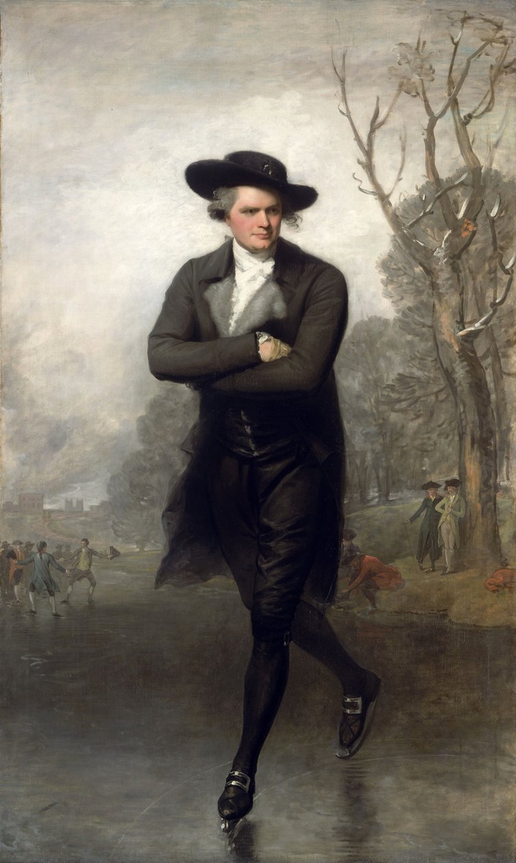 Der Schlittschuhläufer (Porträt von William Grant) von Gilbert Stuart