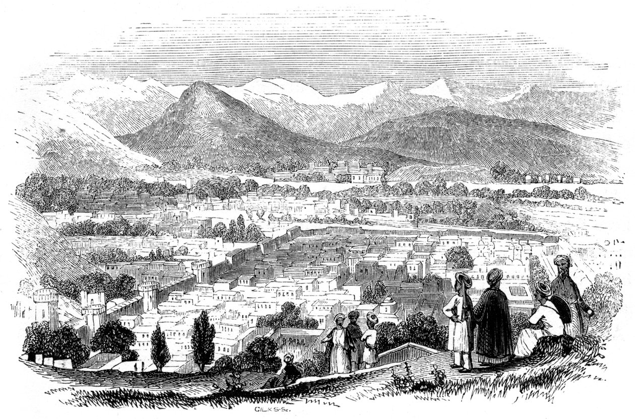 Ansicht von Kabul von Giles