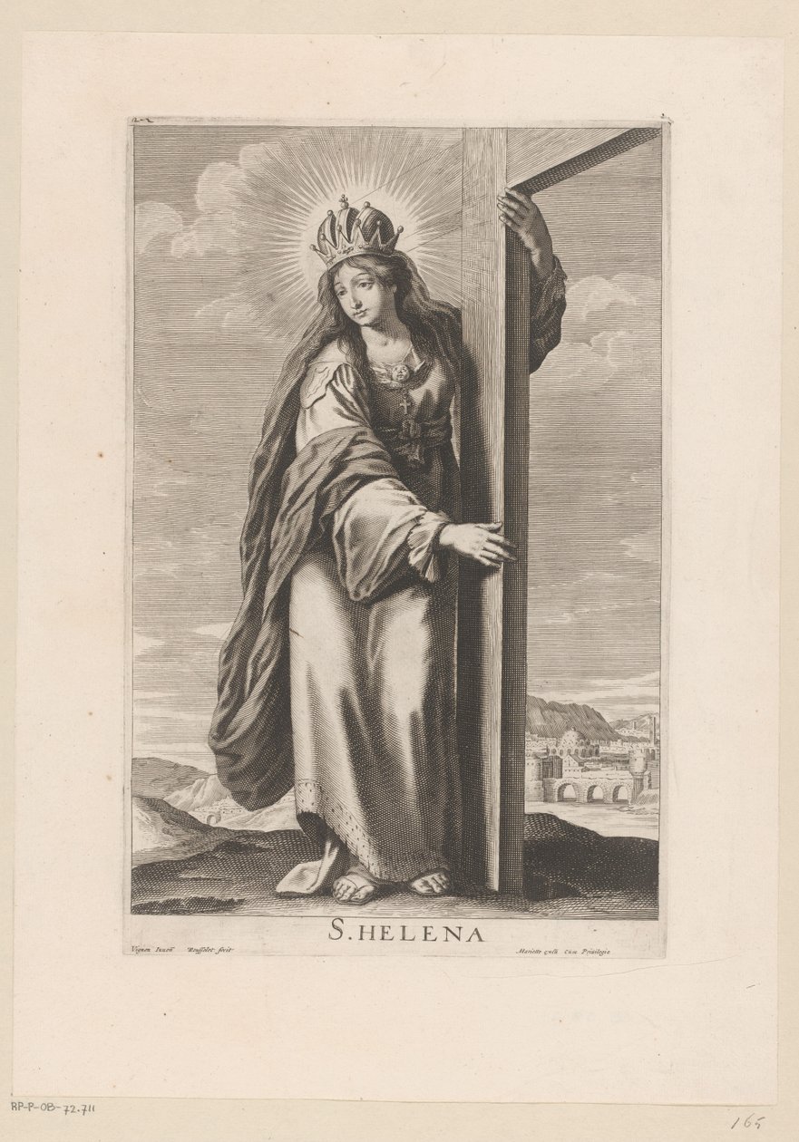 Heilige Helena am Kreuz von Gilles Rousselet