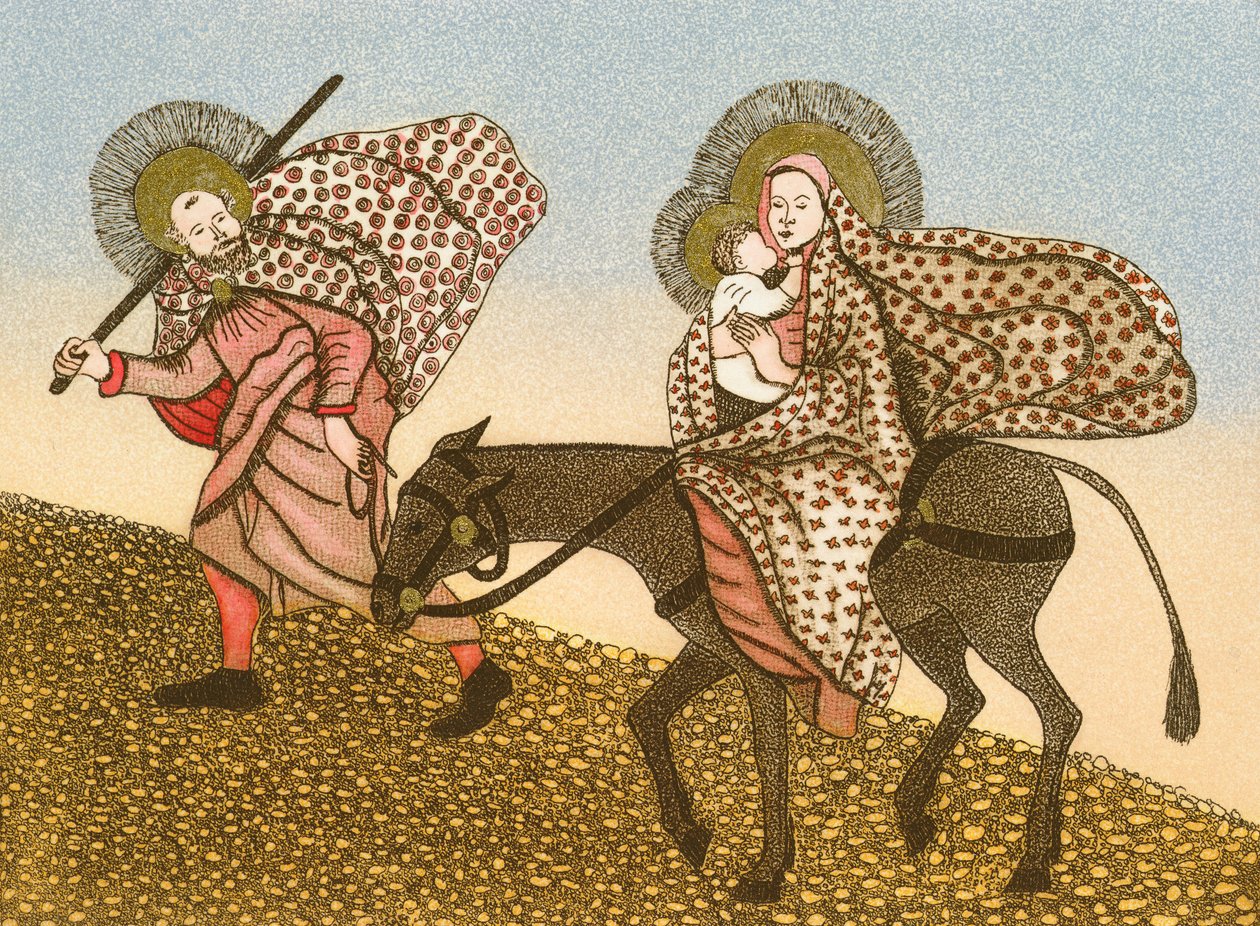 Flucht nach Ägypten II von Gillian Lawson