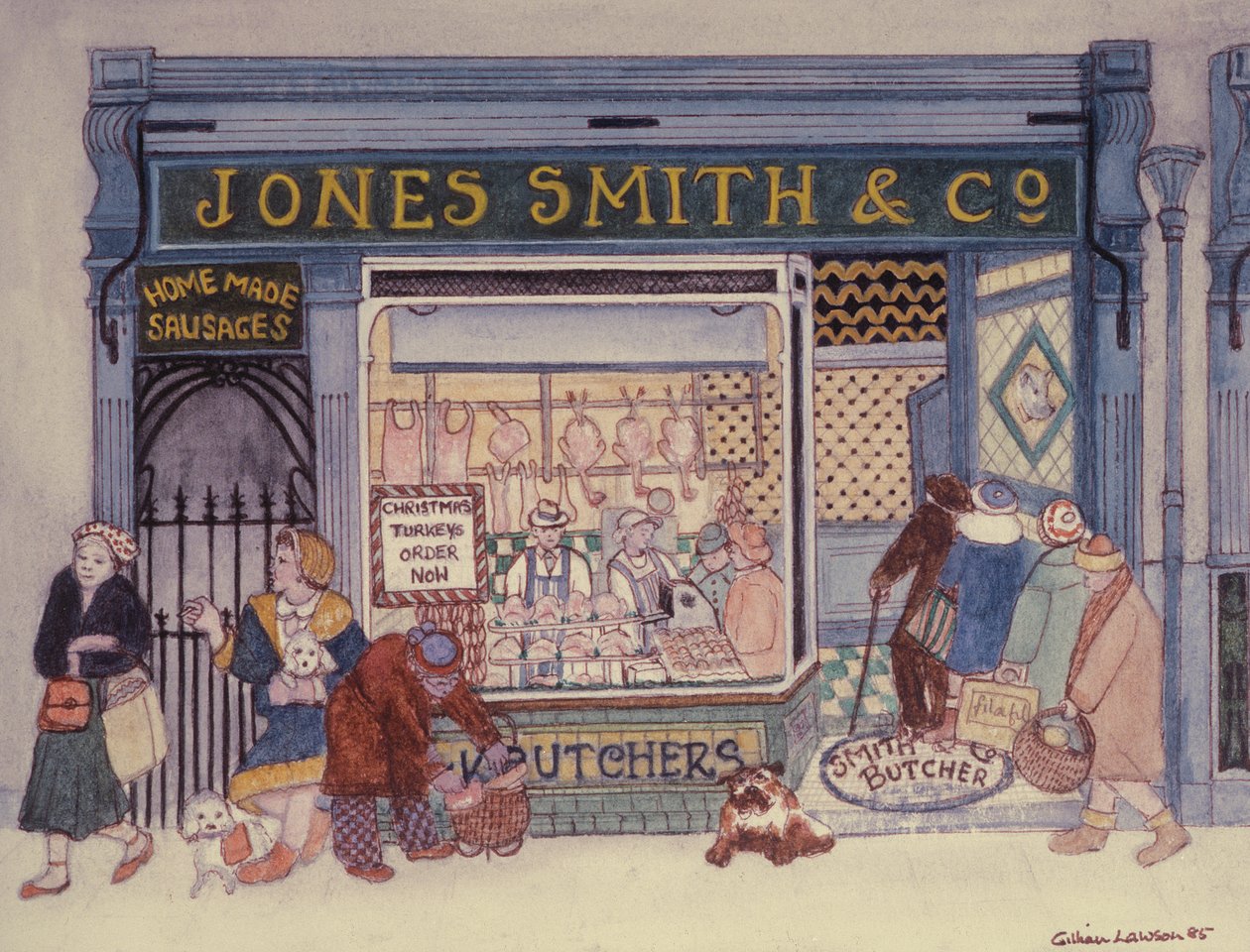 Jones Smith & Co., Metzgerei von Gillian Lawson