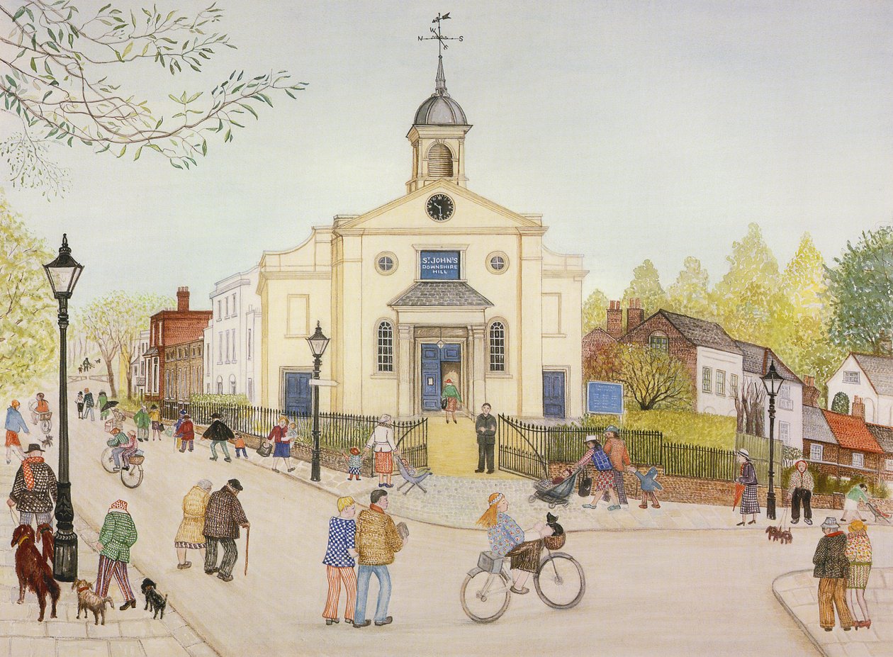 St John’s, Downshire Hill, Hampstead, 2002 von Gillian Lawson
