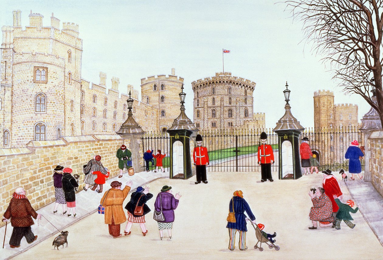 Windsor Castle Hill von Gillian Lawson