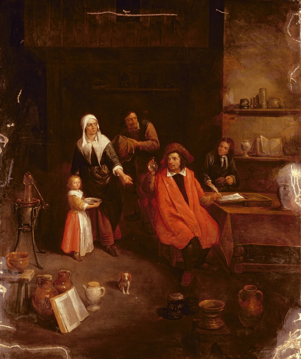 Beim Arzt von Gillis van Tilborgh the younger