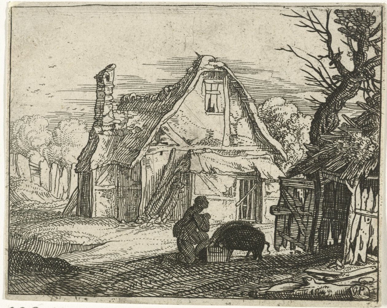 Der verlorene Sohn als Schweinehirt von Gillis Peeters (I)