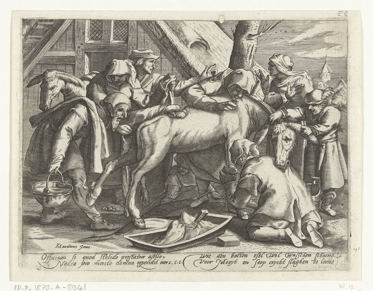 Das Waschen des Esels von Gillis van Breen