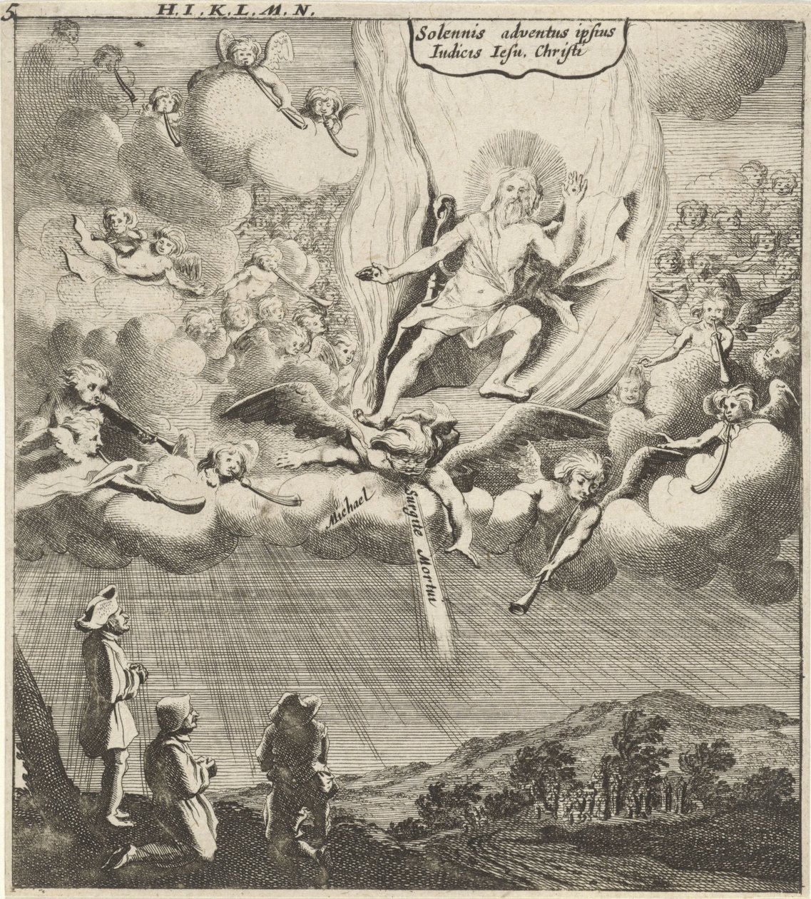 Christus erscheint am Himmel von Gillis van Scheyndel (I)