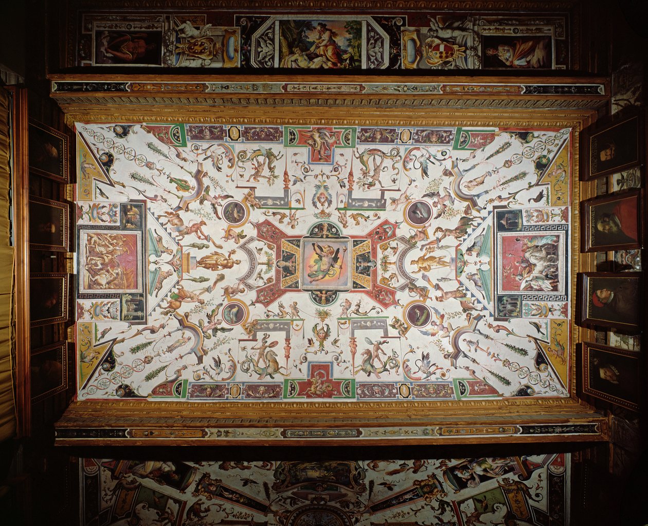 Decke aus dem Vasari-Korridor, 1560-80 von Giorgio Vasari