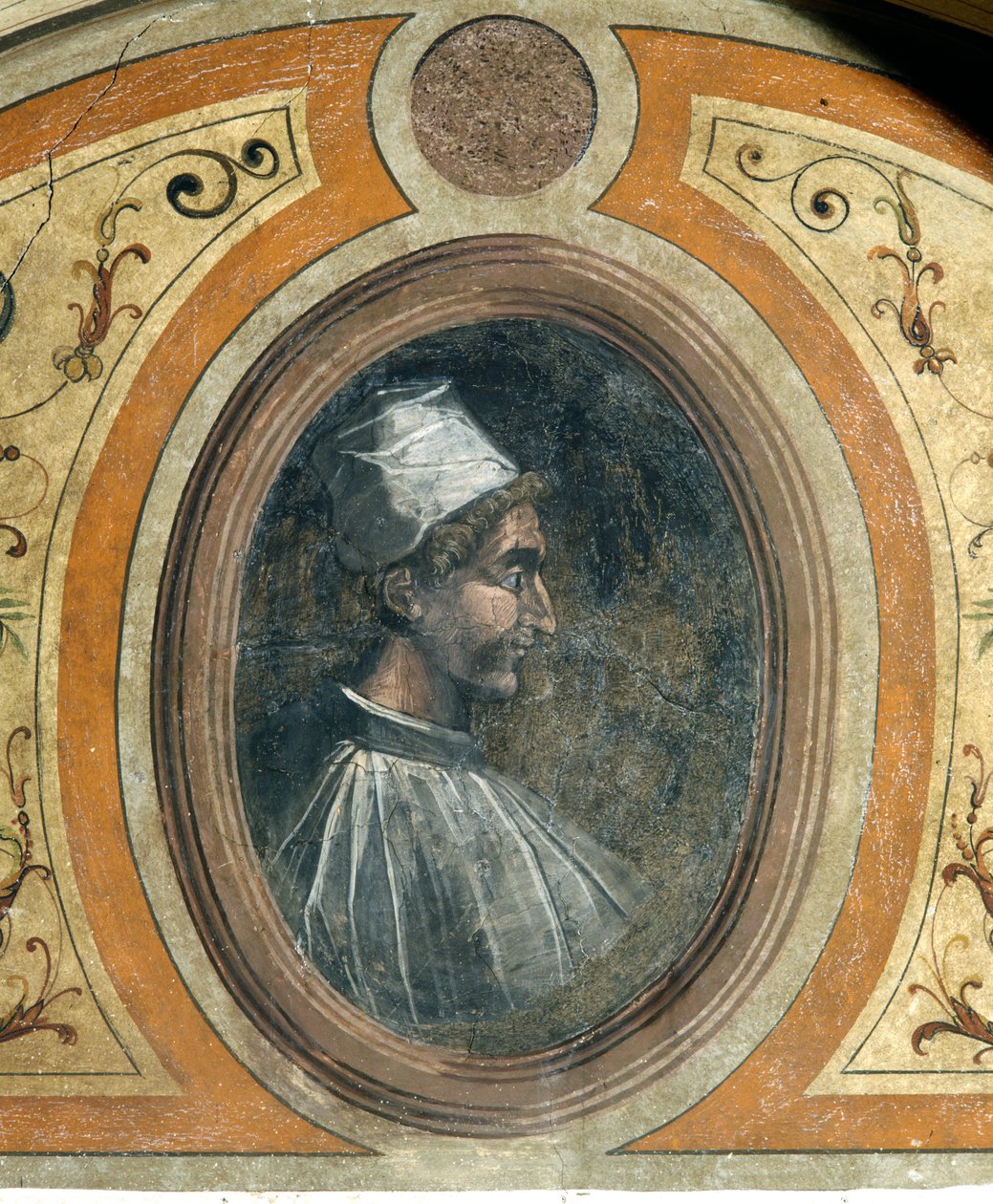 Porträt eines Mannes, Camera della Fama, 1548 von Giorgio Vasari