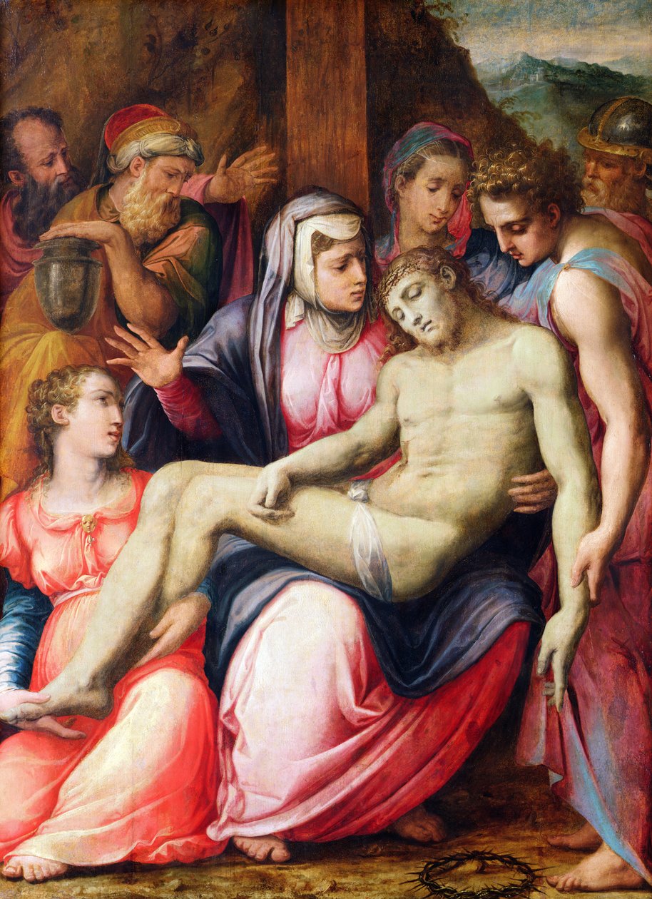 Die Kreuzabnahme, ca. 1540 von Giorgio Vasari