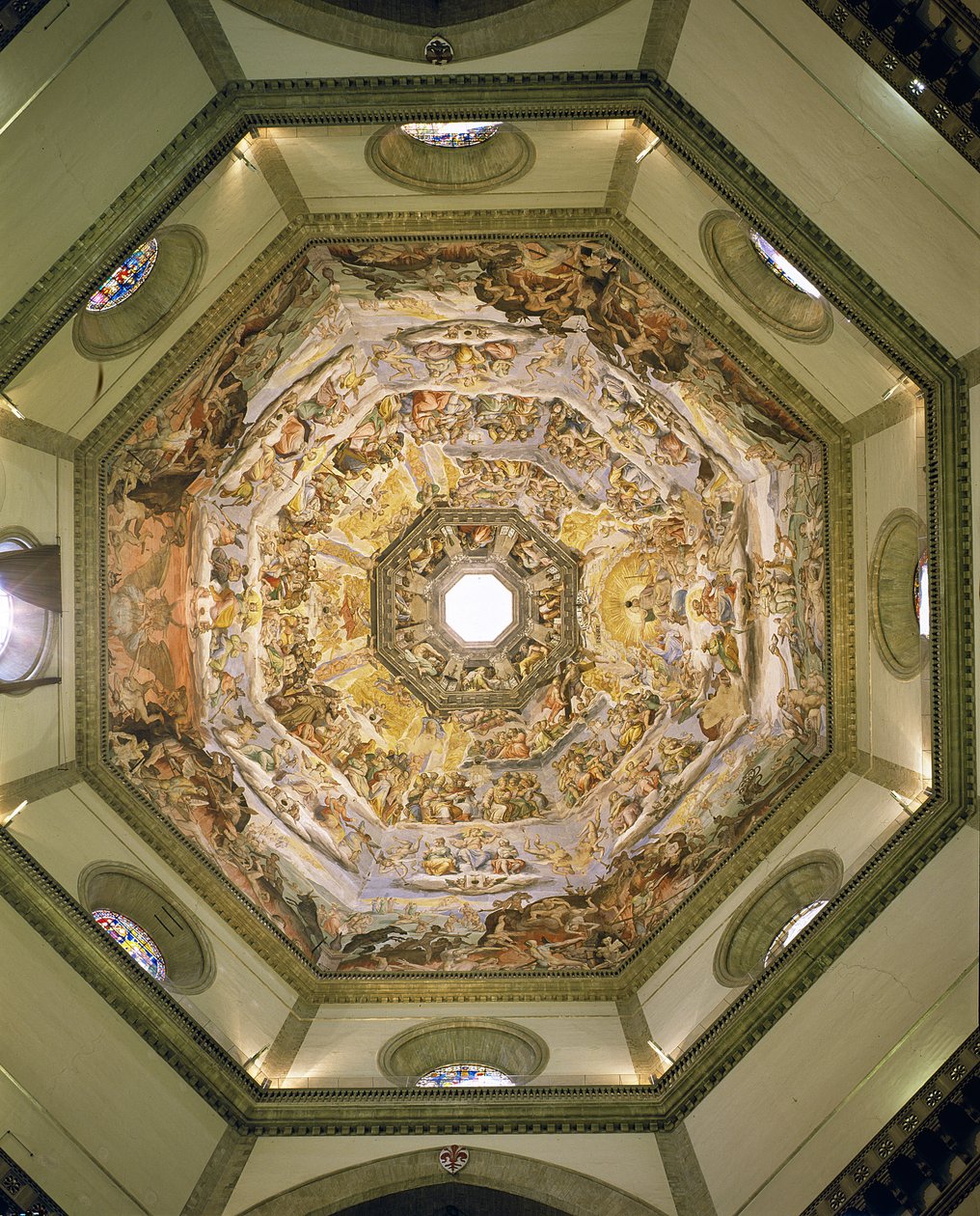 Das Jüngste Gericht, aus der Kuppel des Doms, 1572-79 von Giorgio Vasari