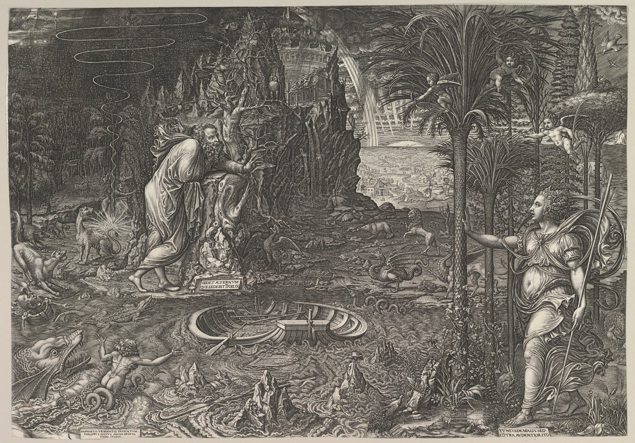 Allegorie des Lebens, 1561 von Giorgio Ghisi