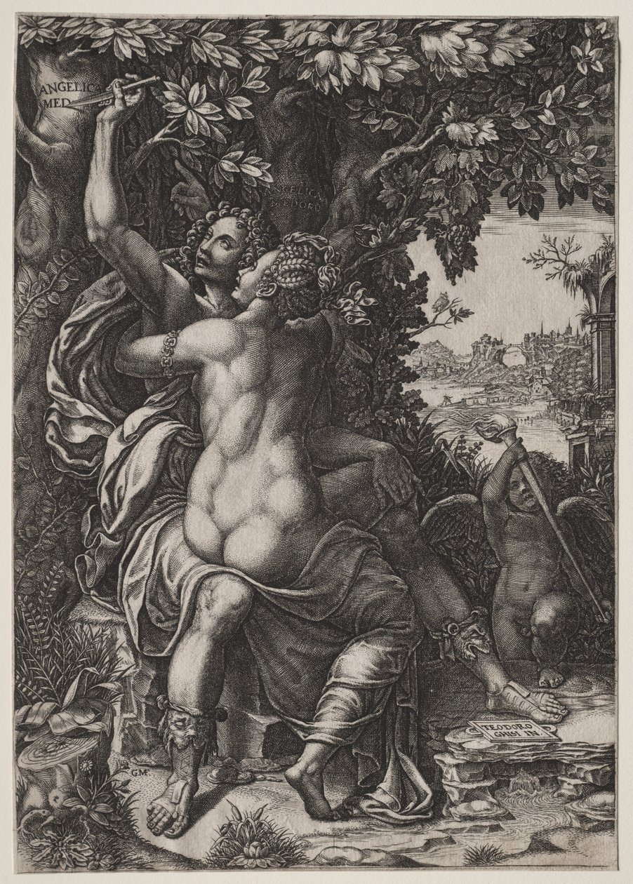 Angelica und Medoro von Giorgio Ghisi