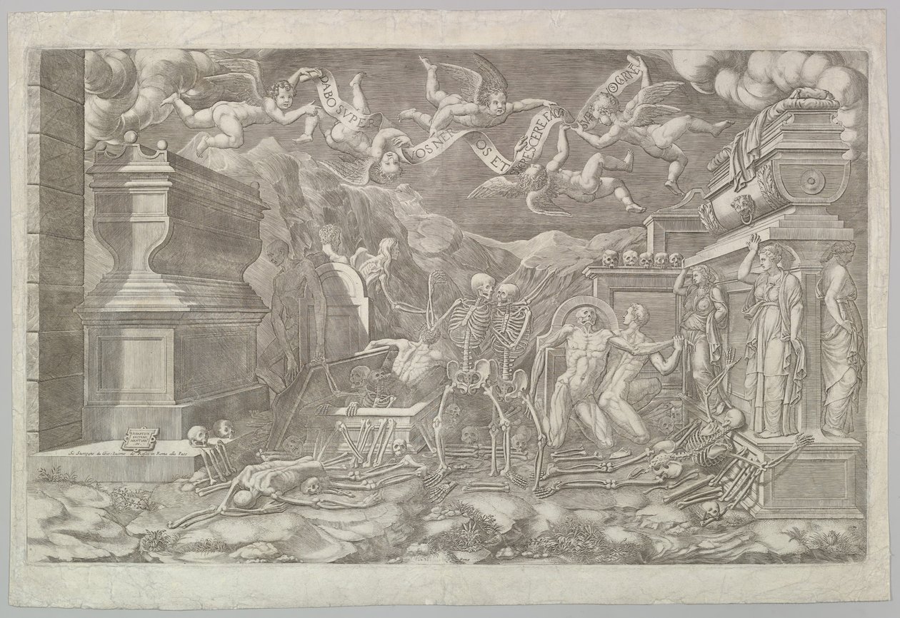 Die Vision von Ezechiel, 1554 von Giorgio Ghisi