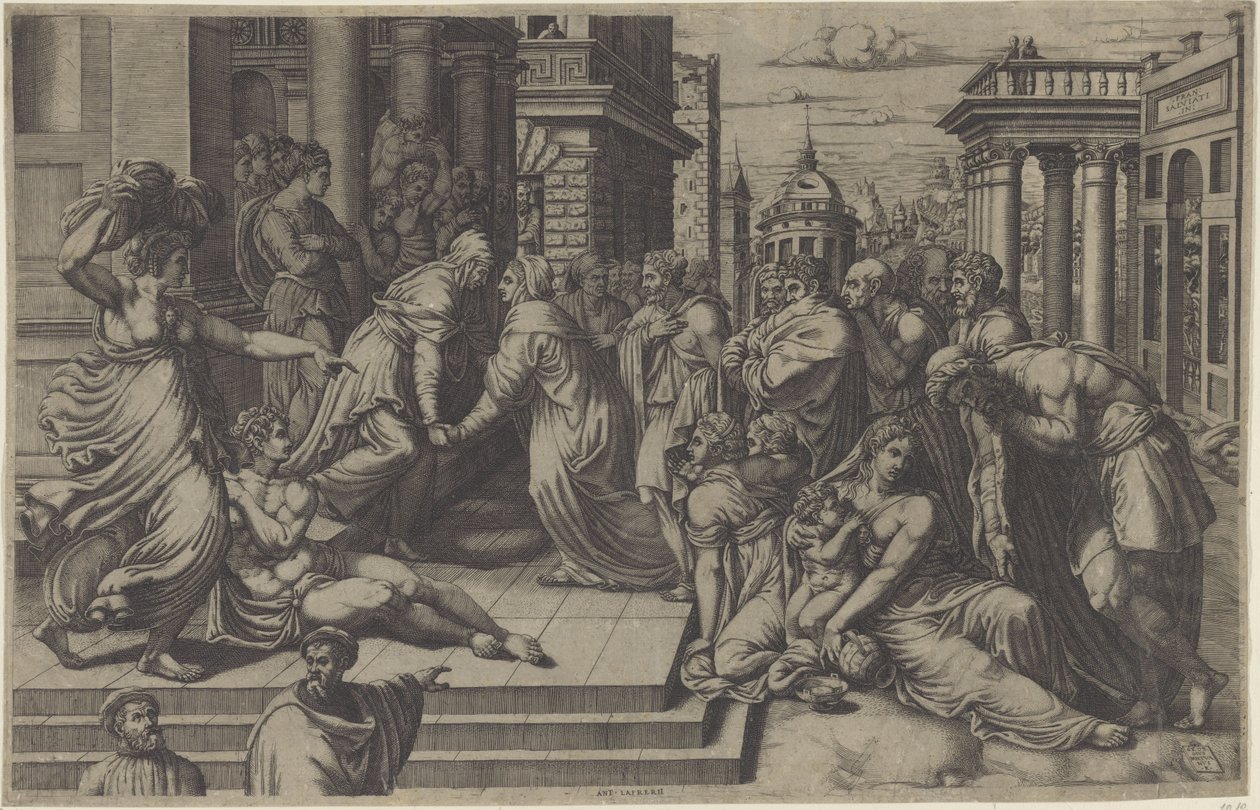 Heimsuchung von Giorgio Ghisi