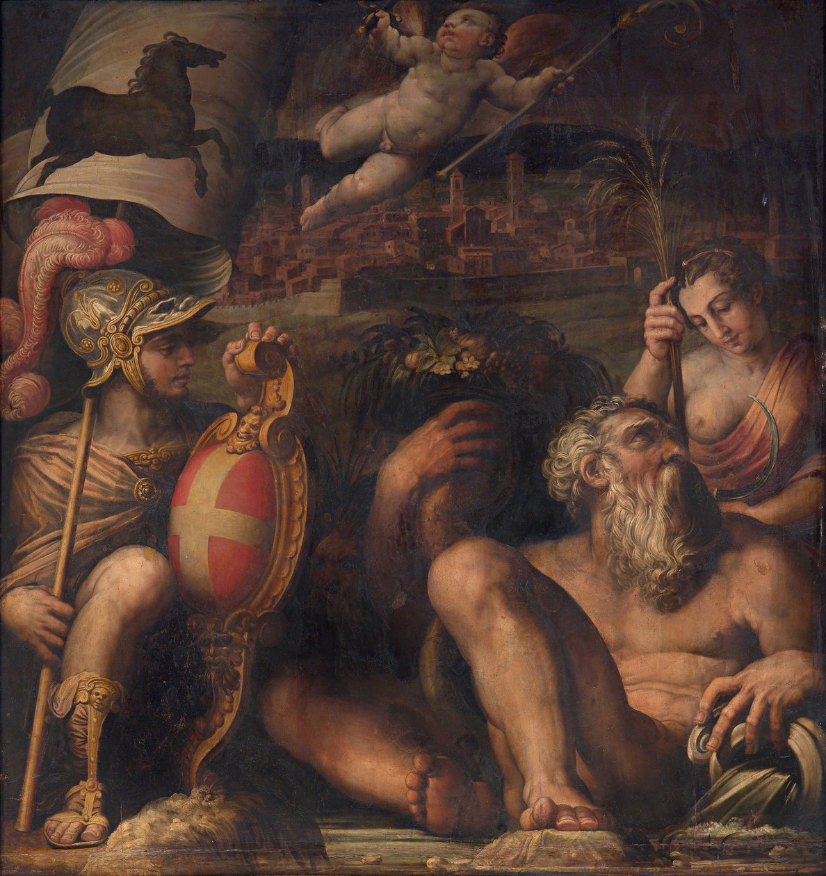 Allegorie von Arezzo, 1563-1565 von Giorgio Vasari