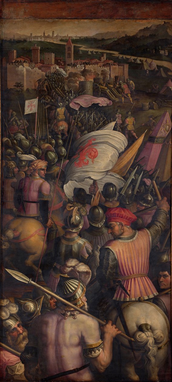 Eroberung von Cascina, 1563-1565 von Giorgio Vasari