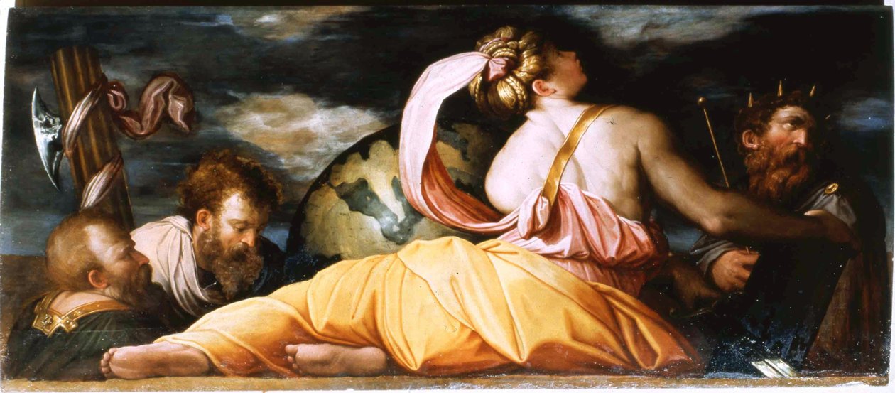 Die Gerechtigkeit, 1542 von Giorgio Vasari