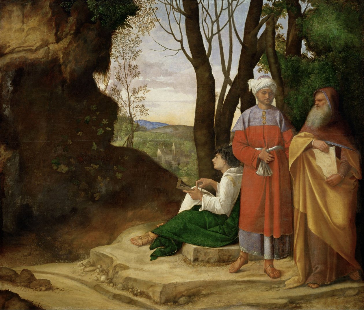 Drei Philosophen von Giorgione