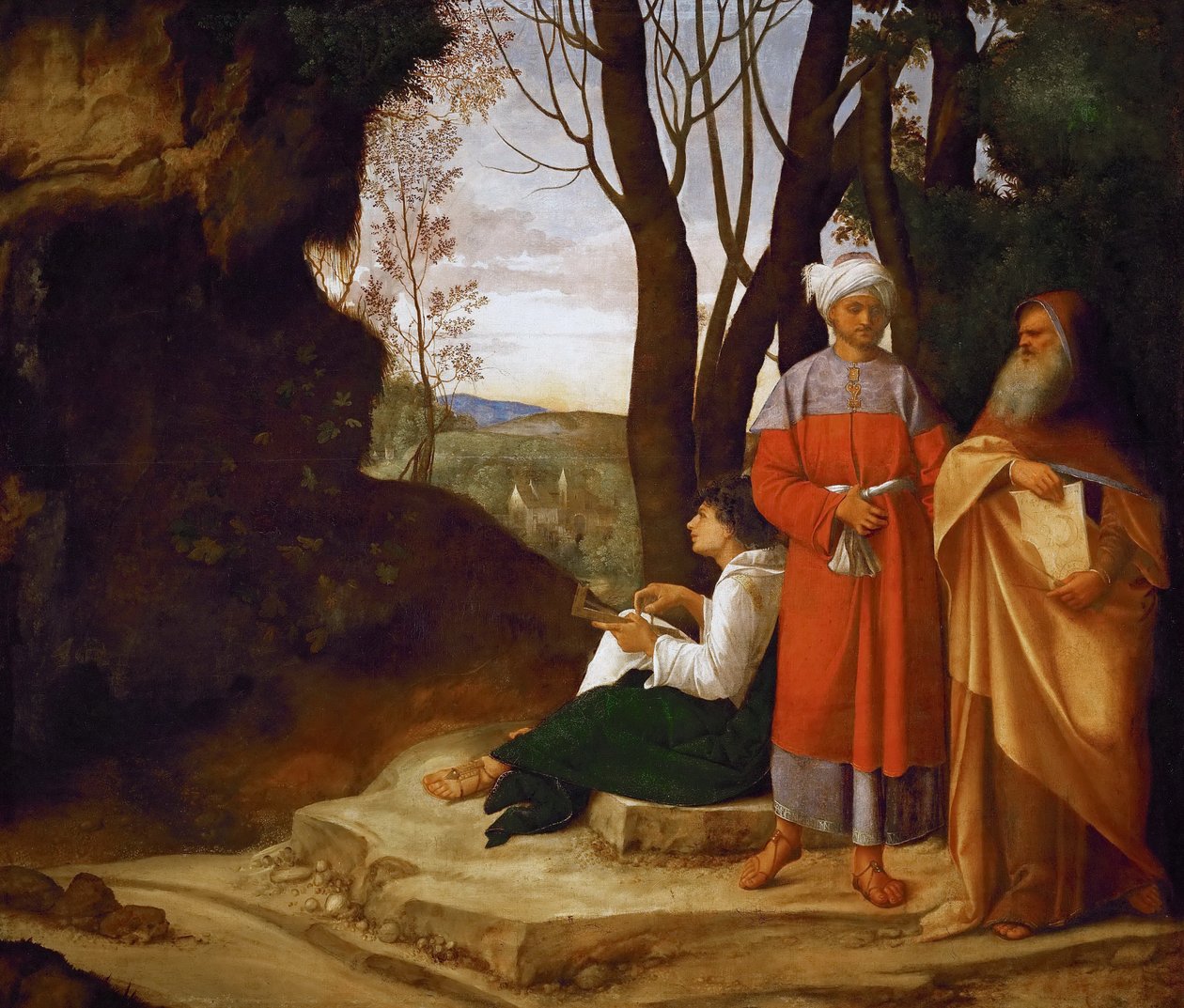 Drei Philosophen von Giorgione