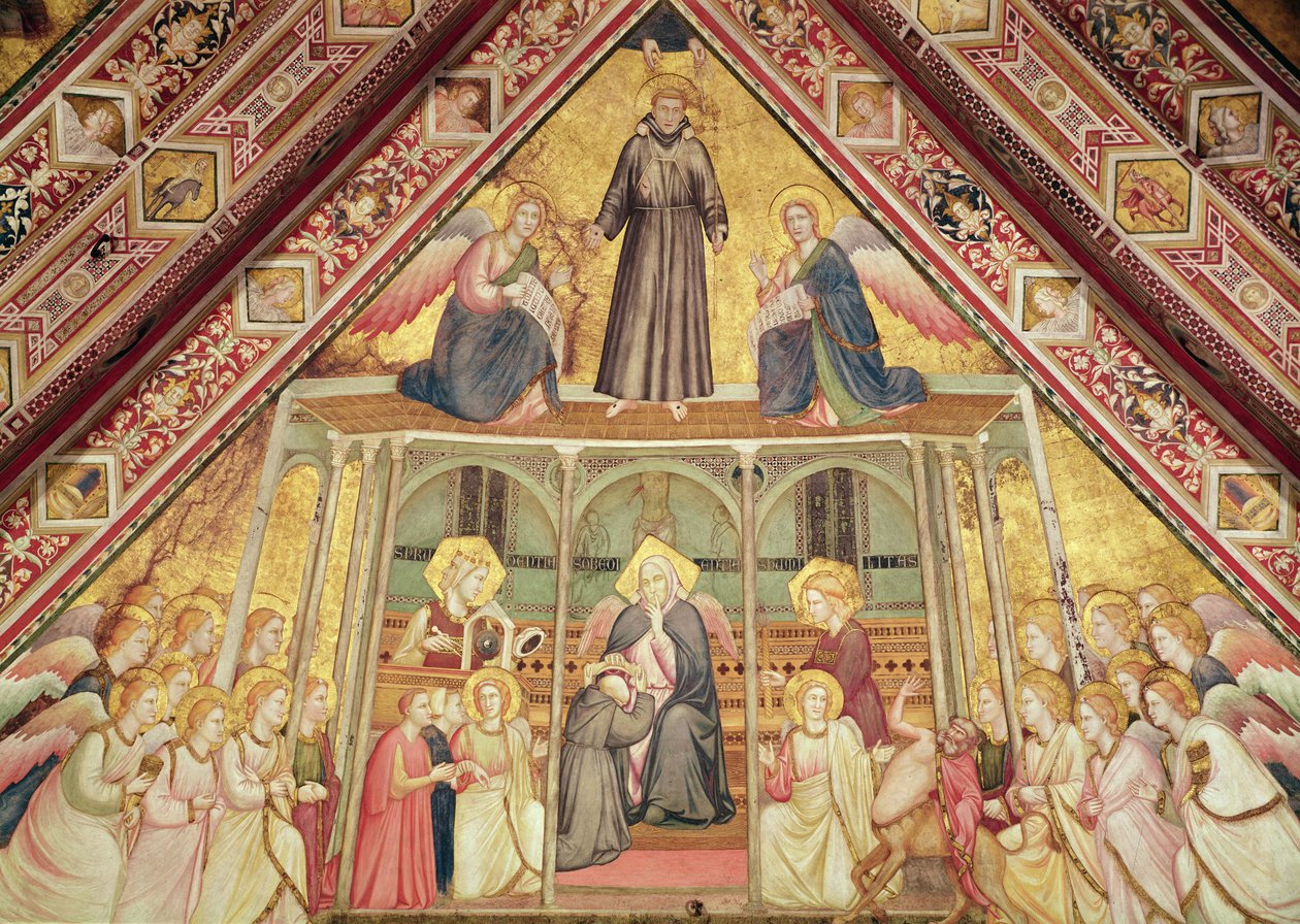 Allegorie des Gehorsams, ca. 1330 von Giotto di Bondone