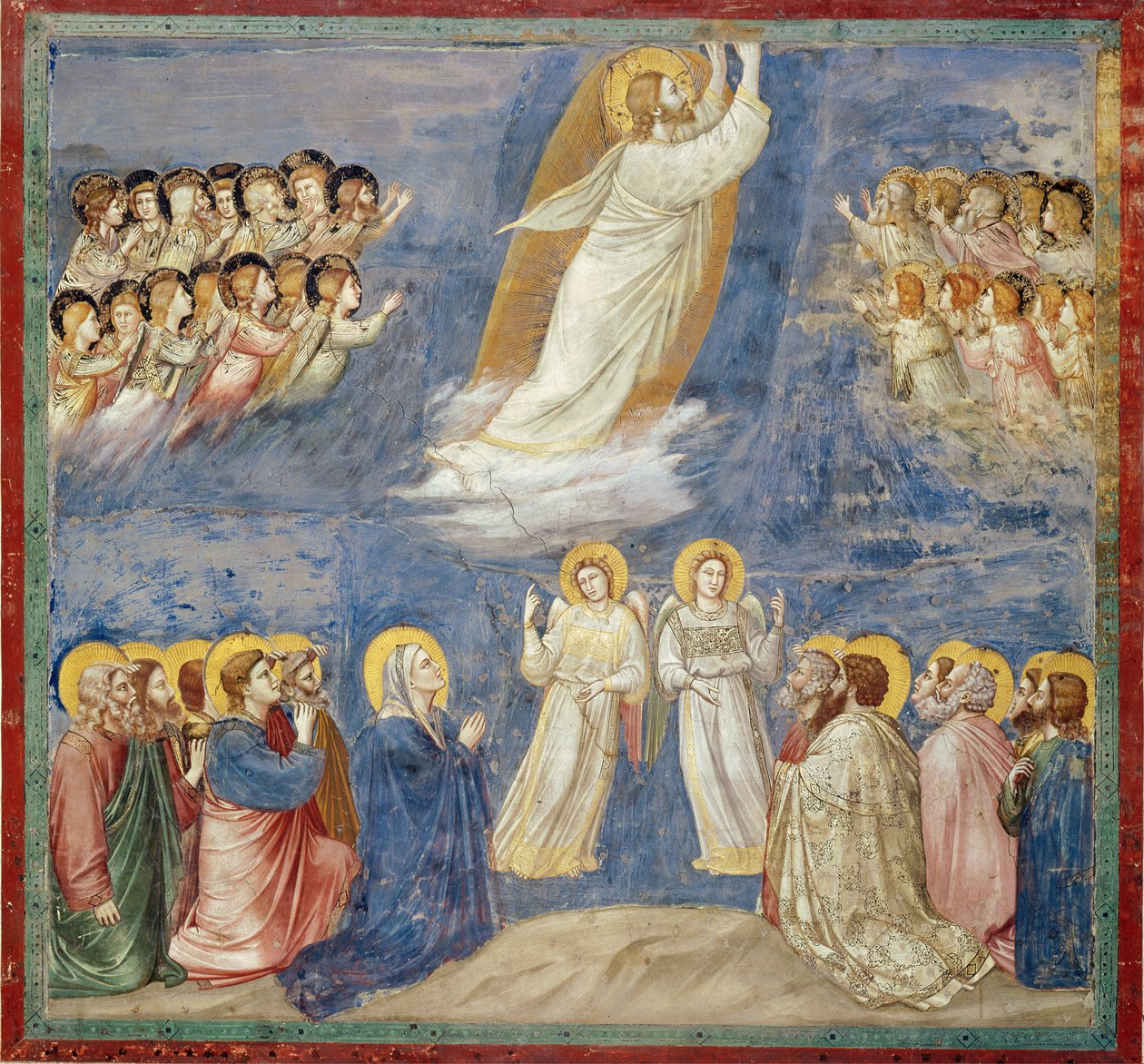 Die Himmelfahrt, ca. 1305 von Giotto di Bondone