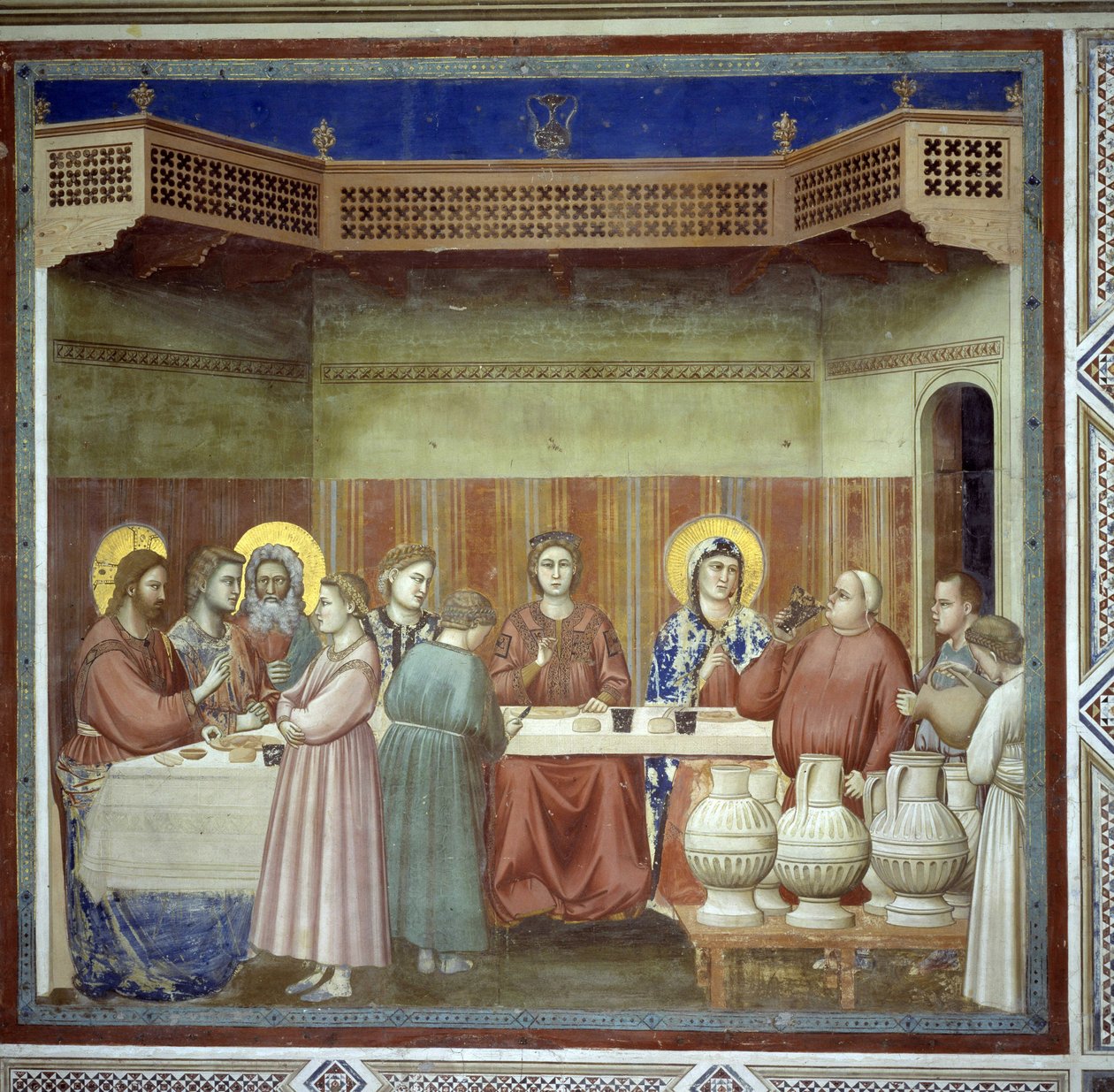 Die Hochzeit zu Kana von Giotto (c.1266 1337)