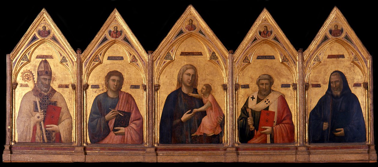 Badia-Polyptychon, ca. 1301-1302 von Giotto di Bondone