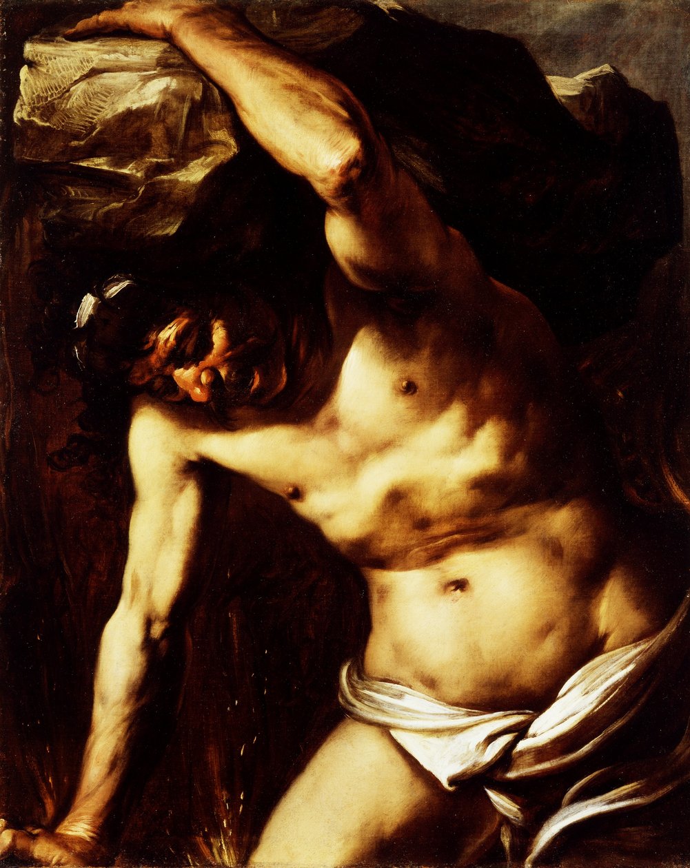 Sisyphos von Giovan Battista Langetti