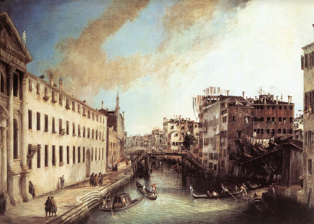 Rio dei Mendicanti von Giovanni Antonio Canal