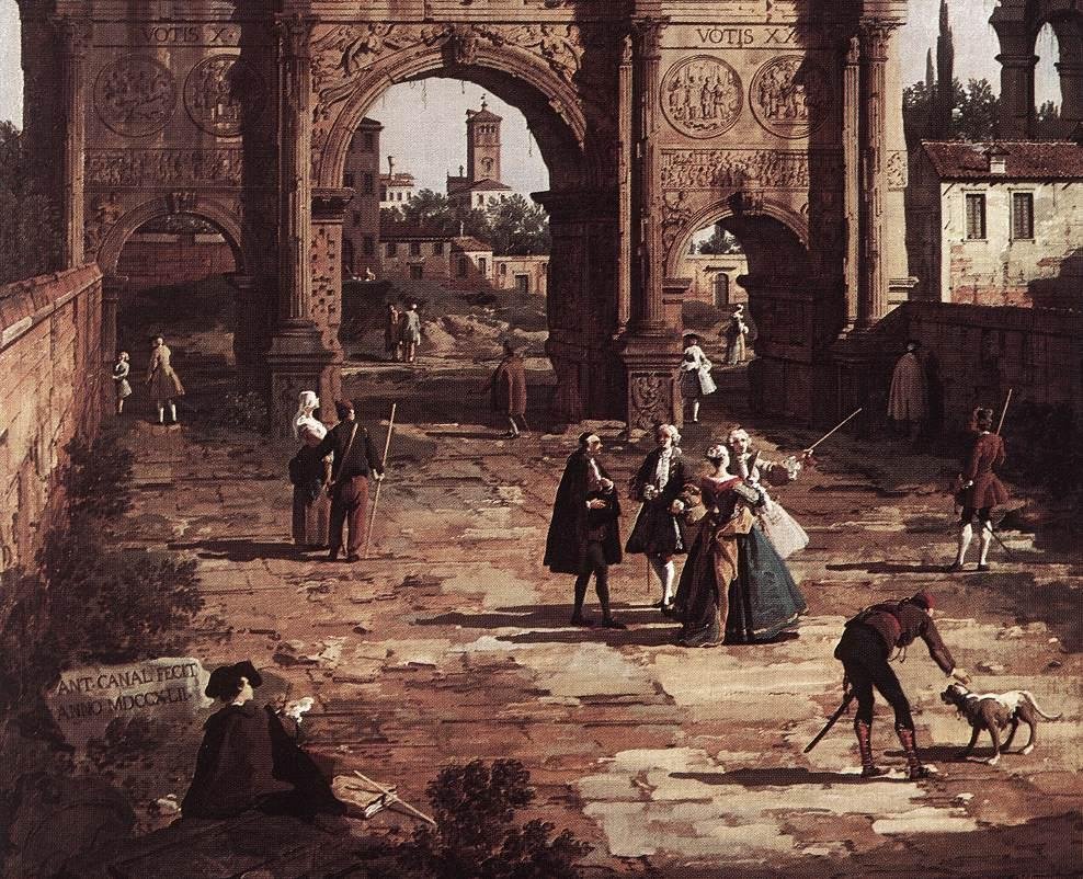 Rom von Giovanni Antonio Canal