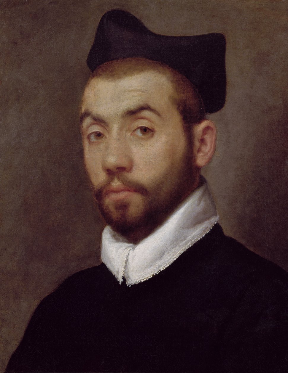 Porträt eines Mannes, vermutlich Clement Marot (um 1495-1544) von Giovanni Battista Moroni