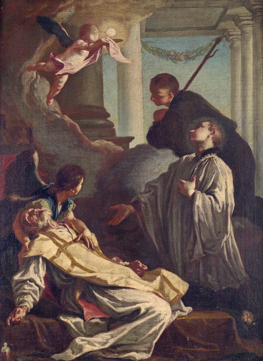 Der Tod des heiligen Andreas Avellino von Giovanni Battista Piazzetta