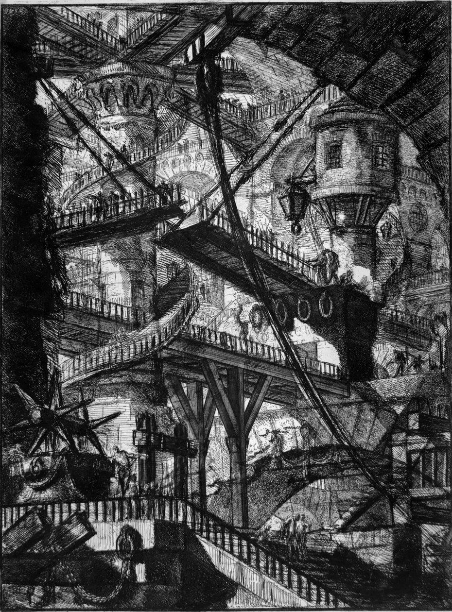 Carceri. Mappe 7 von Giovanni Battista Piranesi