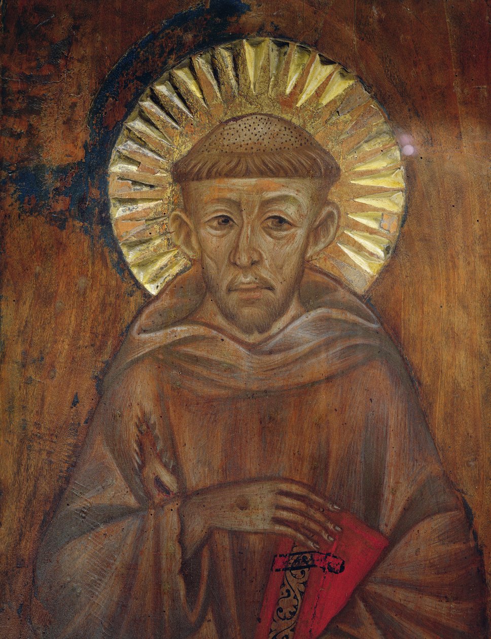 Porträt des Hl. Franziskus, um 1285 von Giovanni Cimabue