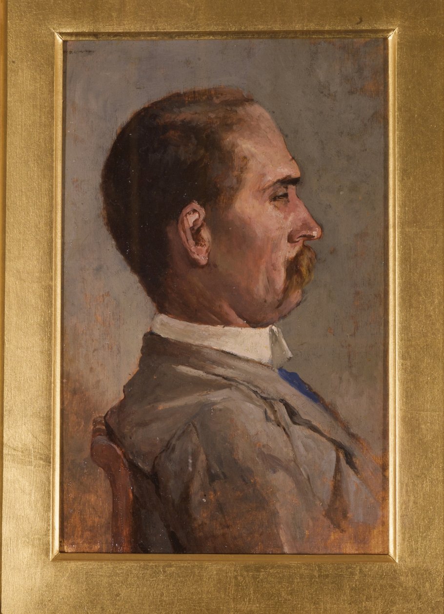 Porträt von Herrn Mazzoli von Giovanni Fattori