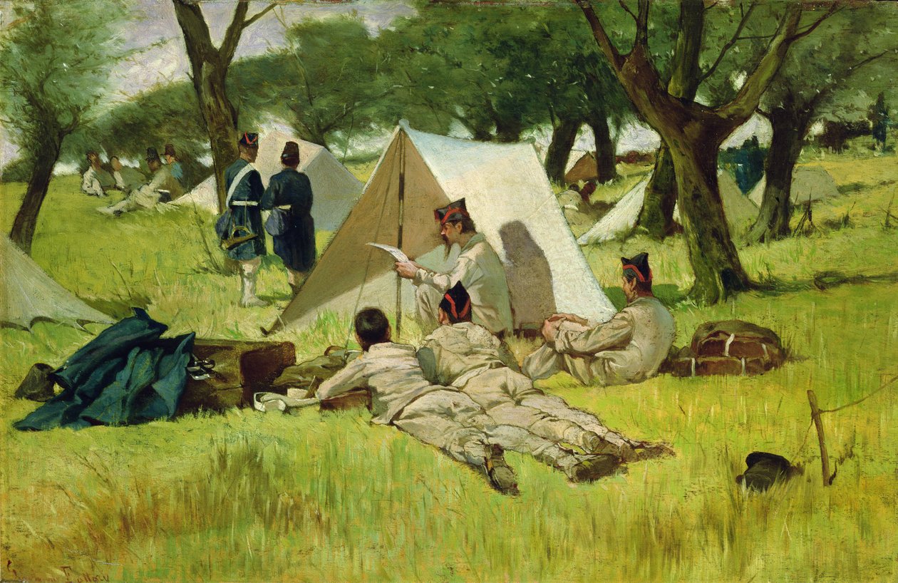 Das Lager von Giovanni Fattori