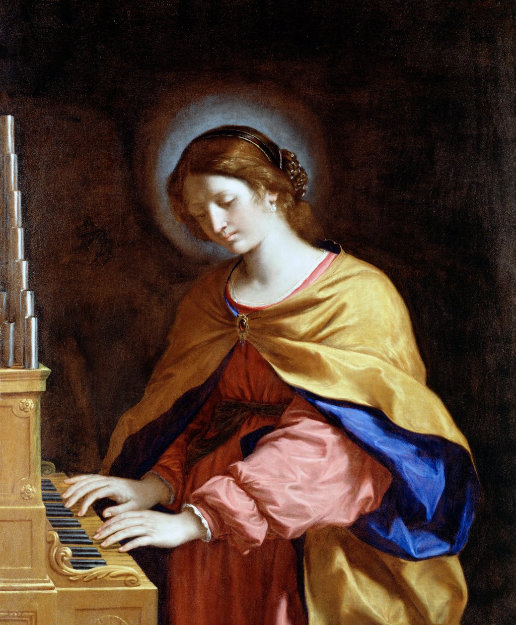 Heilige Cäcilia von Giovanni Francesco Barbieri