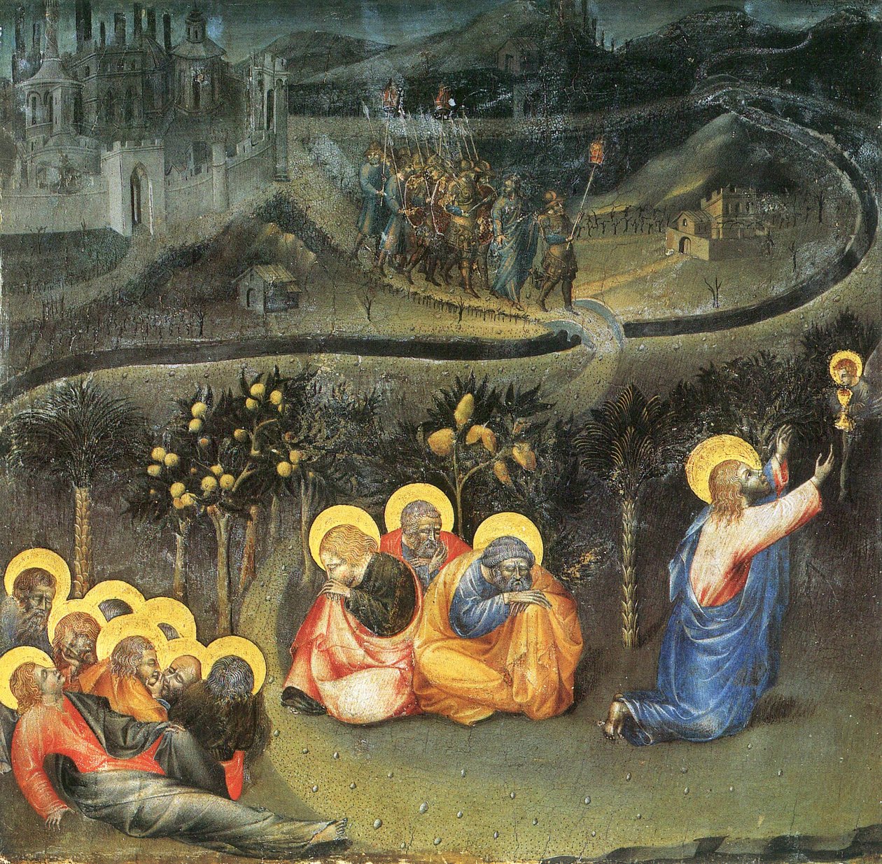 Christus im Garten Gethsemane (Giovanni di Paolo) von Giovanni di Paolo